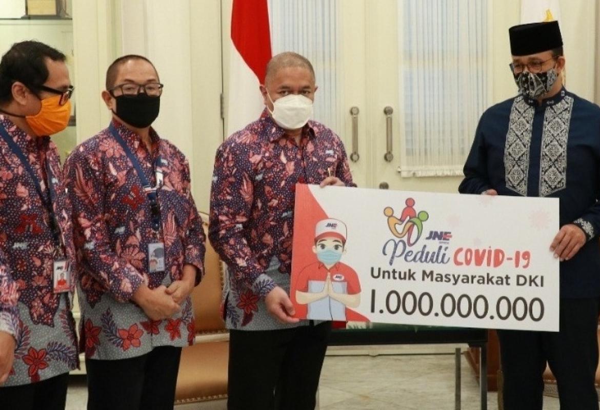 JNE Sumbang Rp 1 Miliar Untuk Perangi Covid-19 di DKI Jakarta