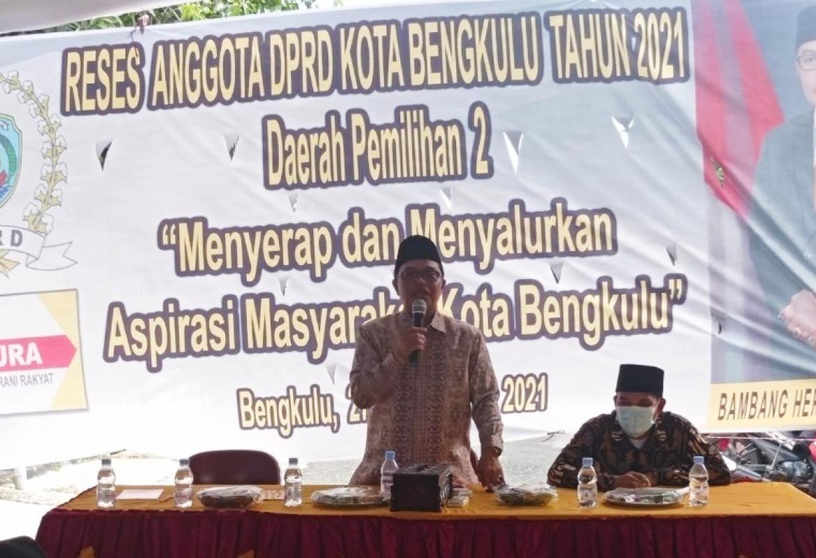 Anggota DPRD Kota Bengkulu Bambang Hermanto 