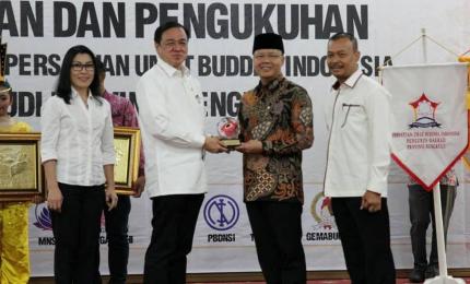 Pelantikan dan Pengukuhan Pengurus Daerah Persatuan Umat Budha Indonesia (Permabudhi) Provinsi Bengkulu.