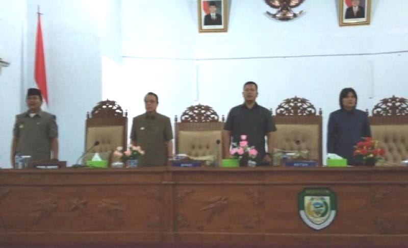 DPRD Seluma Gelar Paripurna Kesepakatan Bersama Pembentukan Perda Tahun 2019