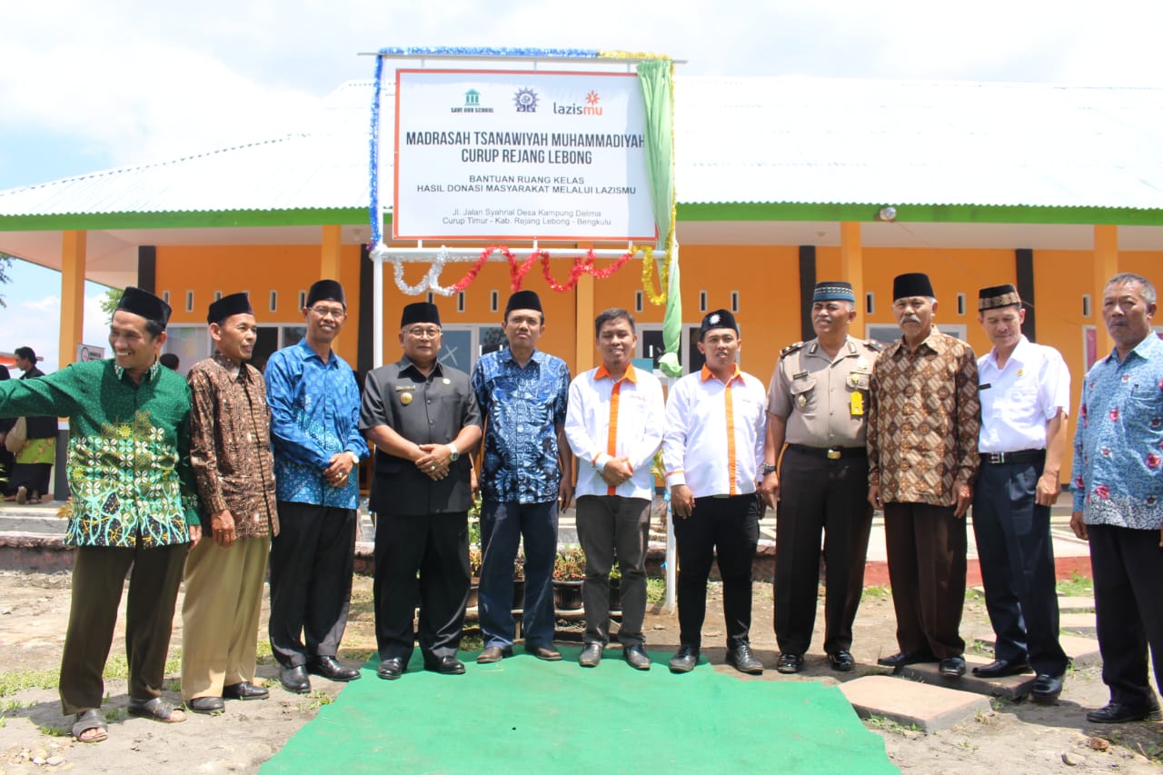 Pra Tanwir Muhammadiyah, Lazismu Resmikan Ruang Kelas di MTs Muhammadiyah Curup