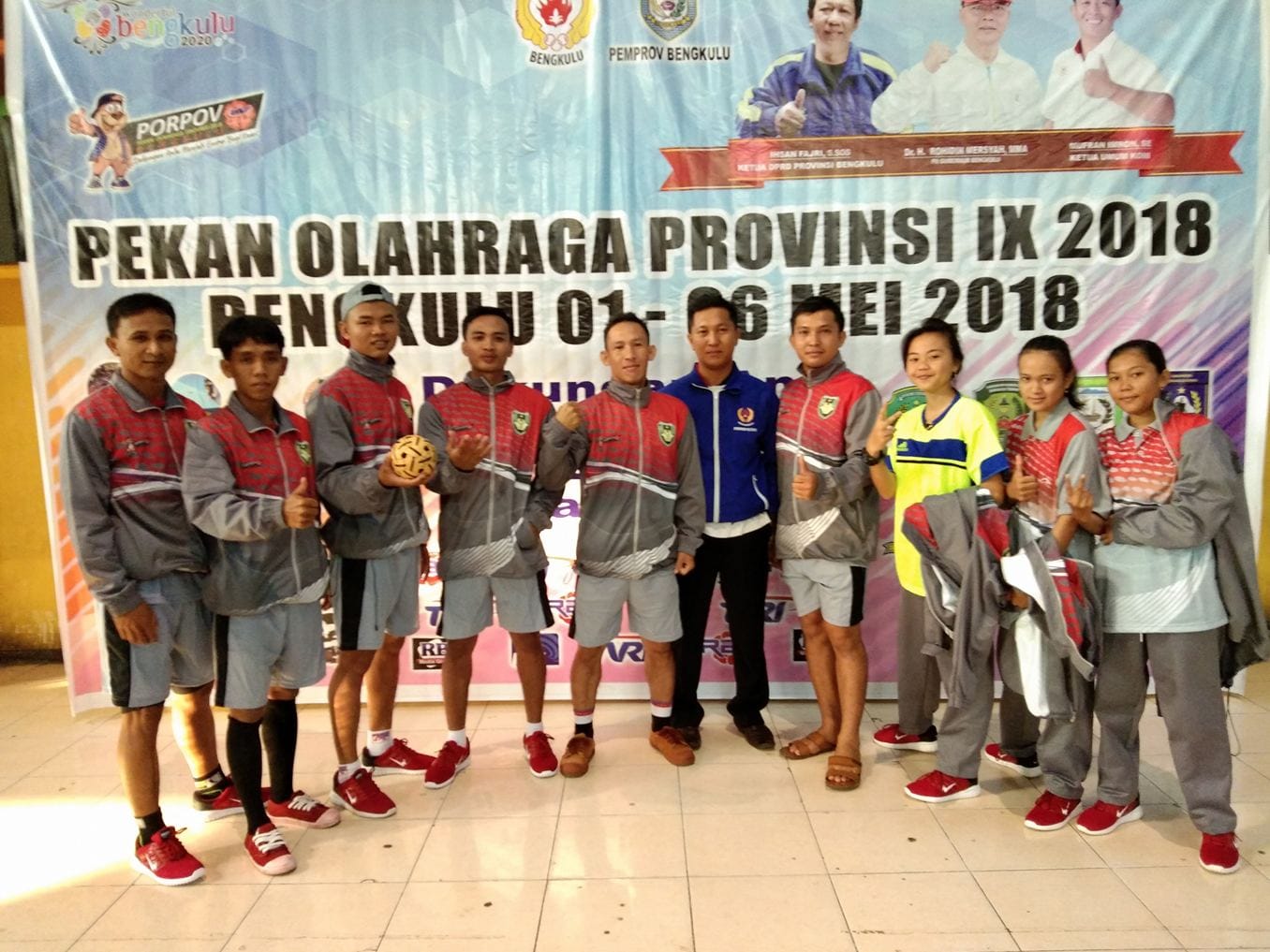 Cabor Takraw Bengkulu Selatan Raih Emas