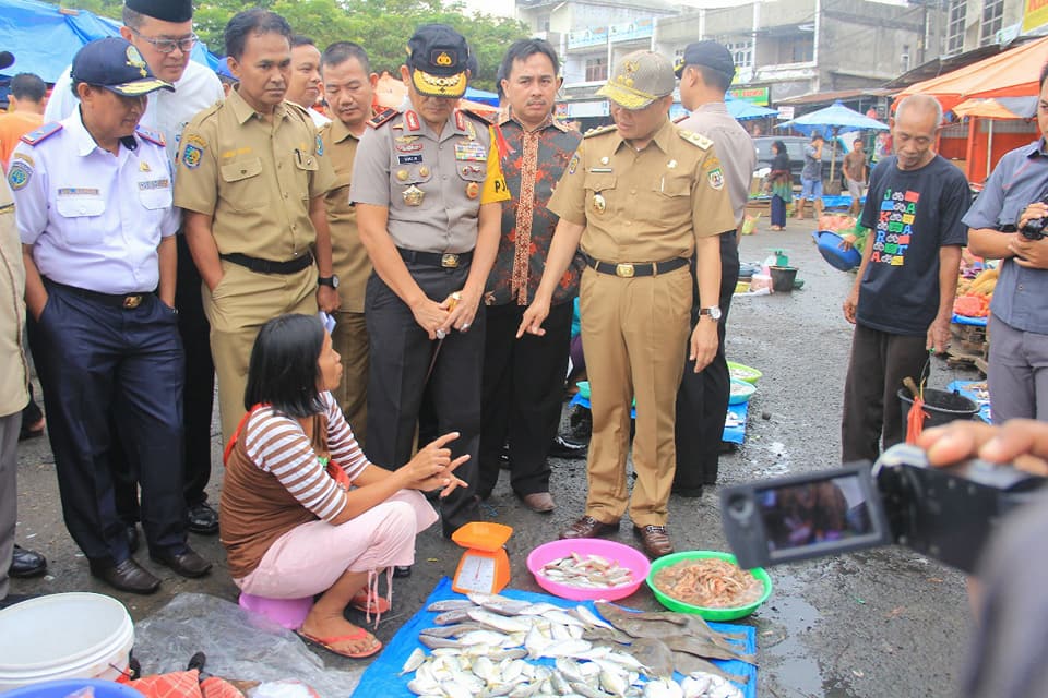 Jelang Lebaran, Plt Gubernur Tinjau Harga Kebutuhan Pokok di Pasar Tradisional Panorama