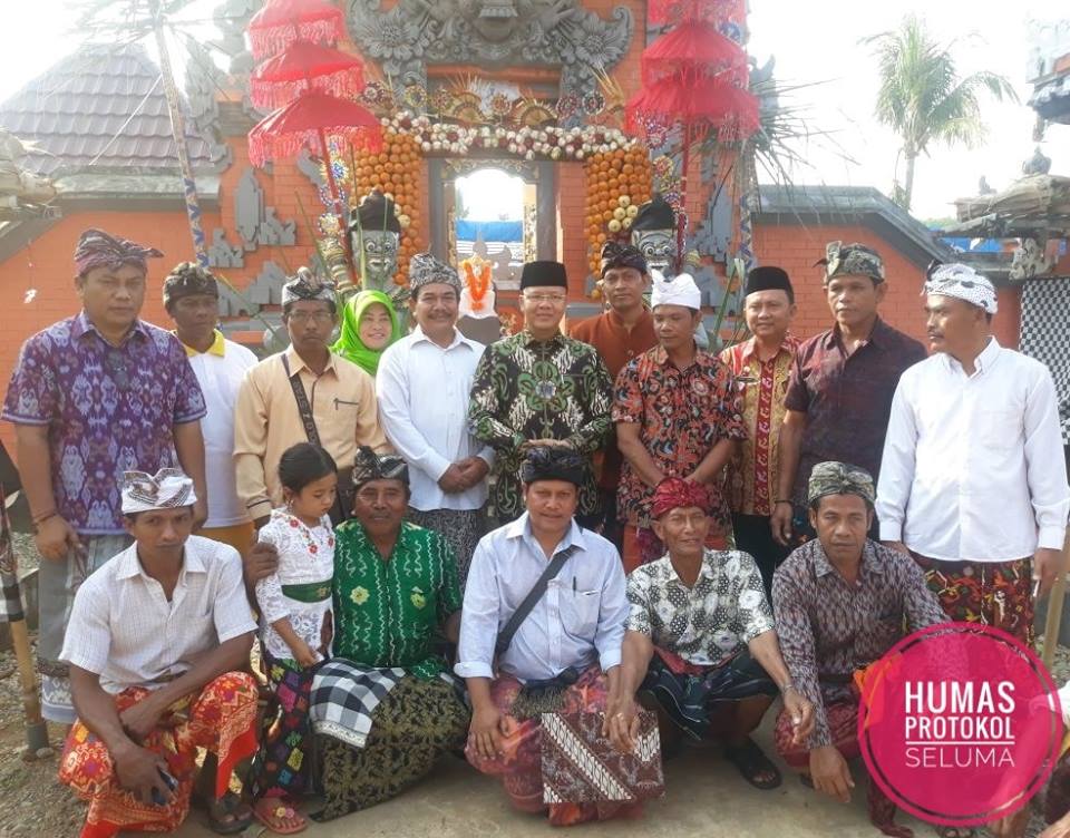 Dukung Visit Wonderful Bengkulu,Plt Gub Hadiri Peresmian Pura