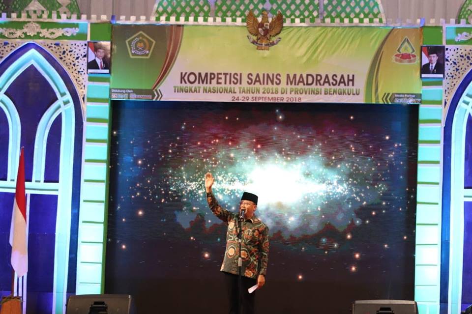 Rohidin Mersyah : Mandrasah Punya Tempat Khusus di Hati Masyarakat