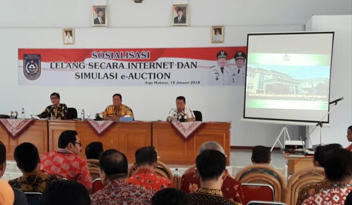 BPKAD Bengkulu Utara Bersama KPKNL Gelar Simulasi e-Auction