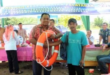 Dinas Perhubungan Lakukan Pembinaan Keselamatan Pelayaran Di Desa Pondok Kelapa