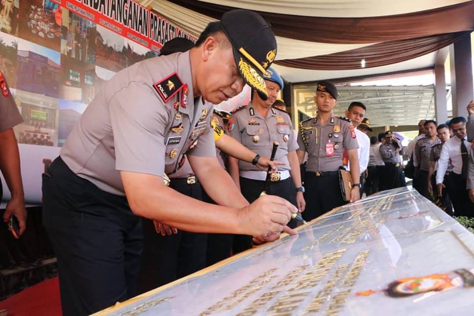 Kapolda Bengkulu Resmikan 11 Bangunan Polres BU