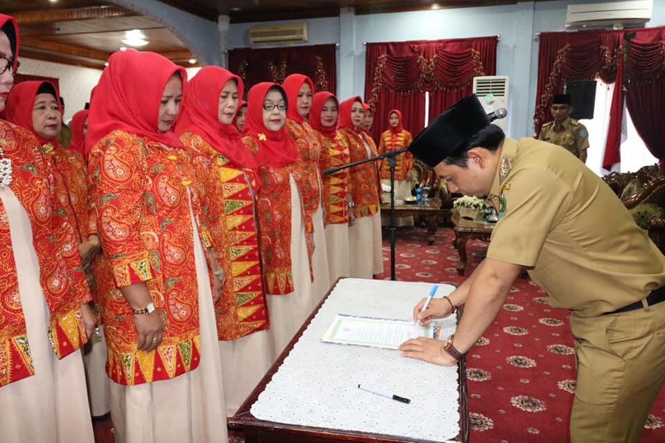 Pengurus GOW Periode 2018-2023 Kota Bengkulu Dikukuhkan