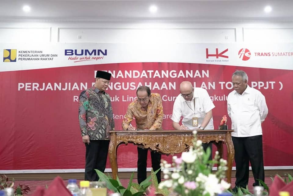 Tol Bengkulu-Sumsel Ditarget Selesai 2022