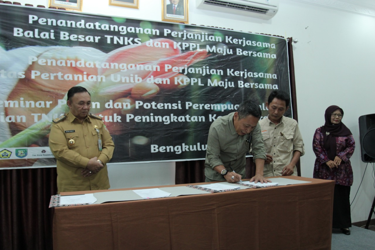 TNKS dan KPPL Maju Bersama Sepakat Kelola Pemanfaatan Kawasan Hutan