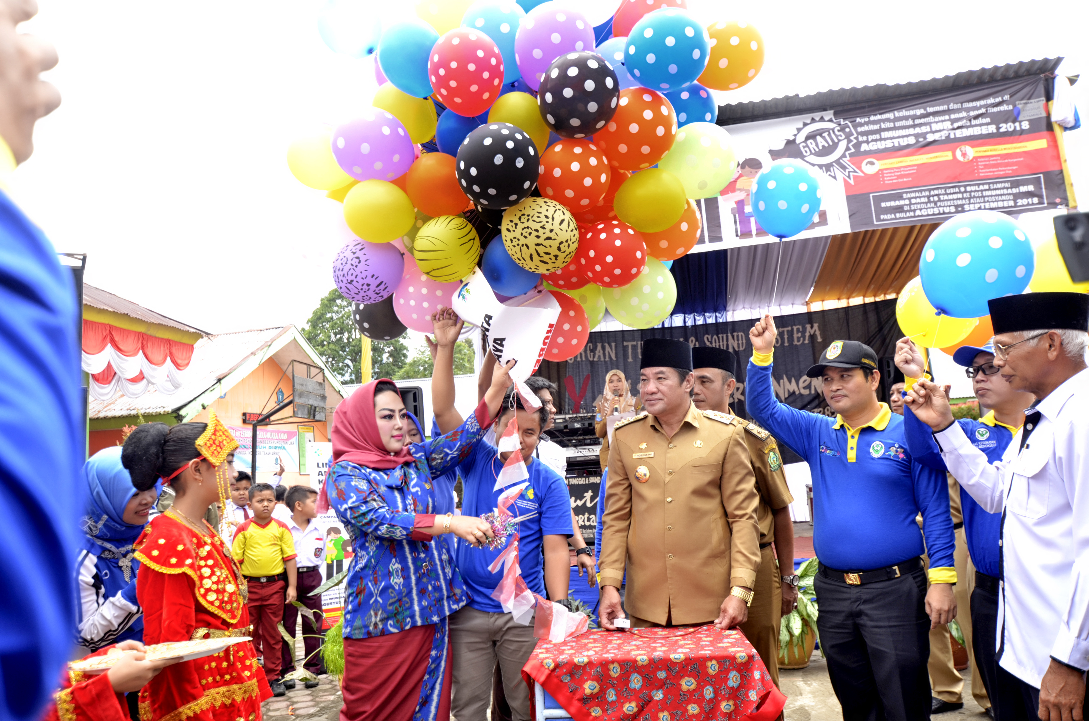 Bupati Lebong Buka Pencanangan Kampanye Imunisasi Measles Rubella