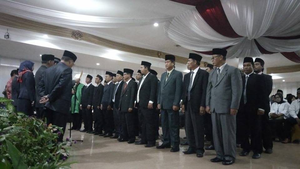 Dilantik, PPK dan PPS Kota Bengkulu Diminta Jaga Integritas