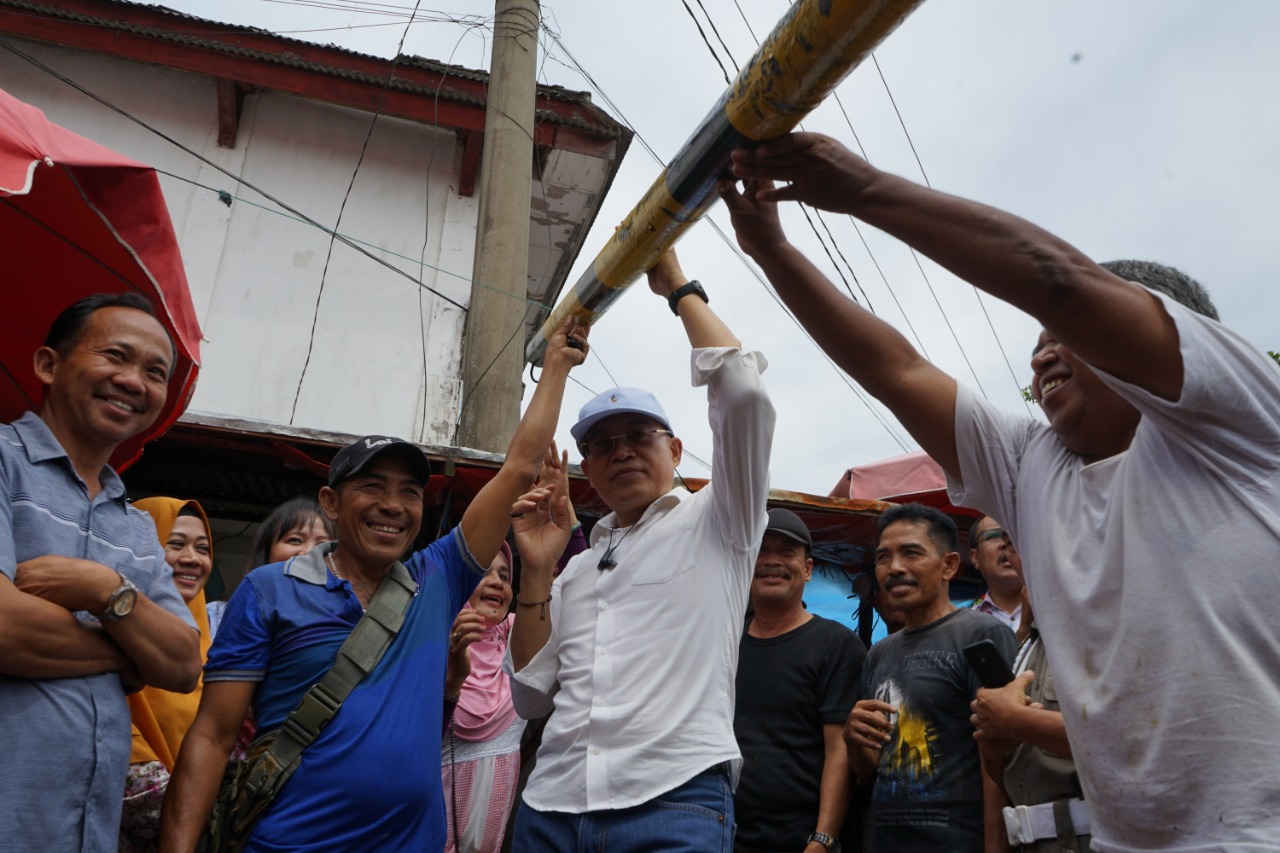 Sepakat Tertib, Portal Jalan Masuk Pasar Dibuka