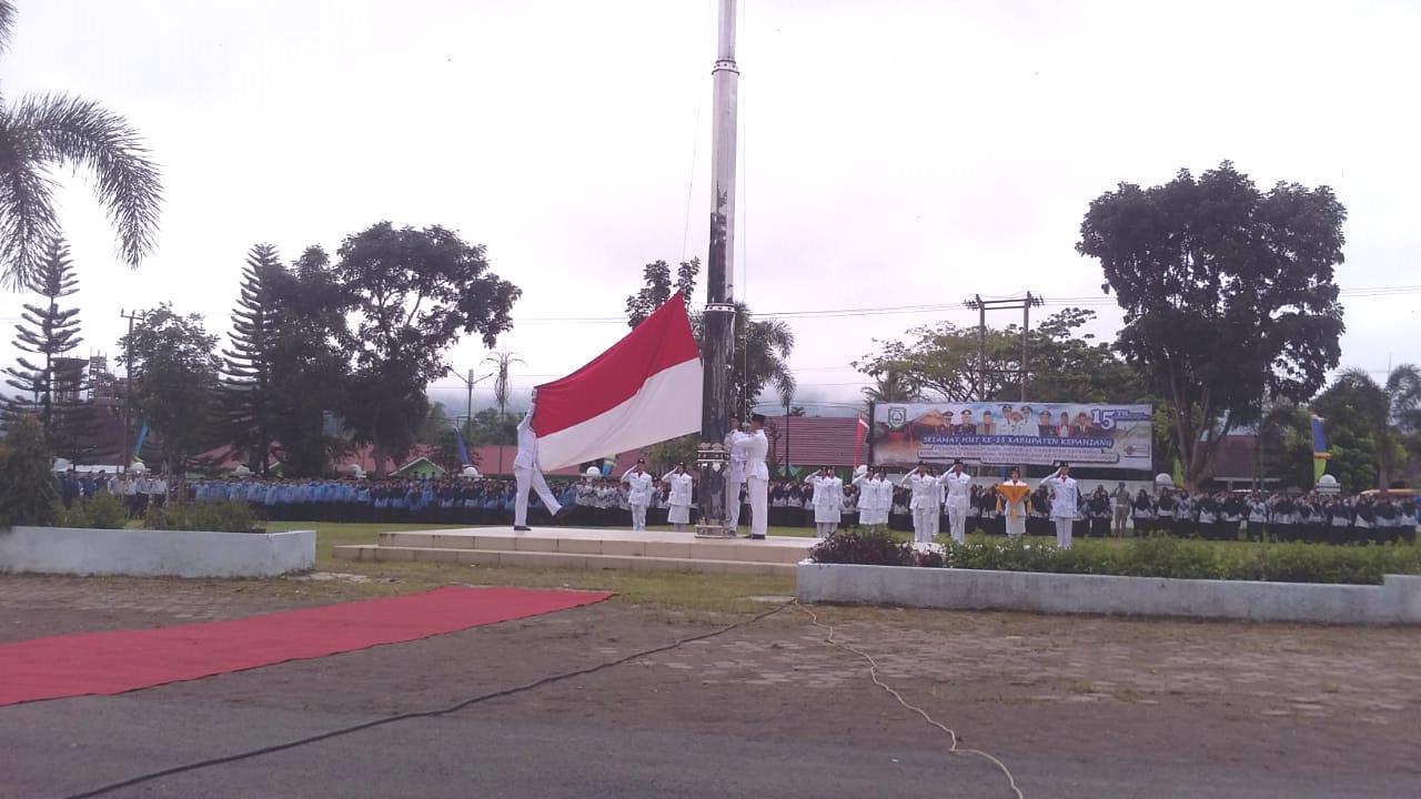 Upacara HUT Kabupaten Kepahiang Ke-15 Berlangsung Khidmat