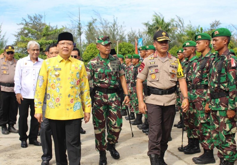 Polri Bersama TNI Apel Gelar Pasukan Pengaman Pemilu 2019