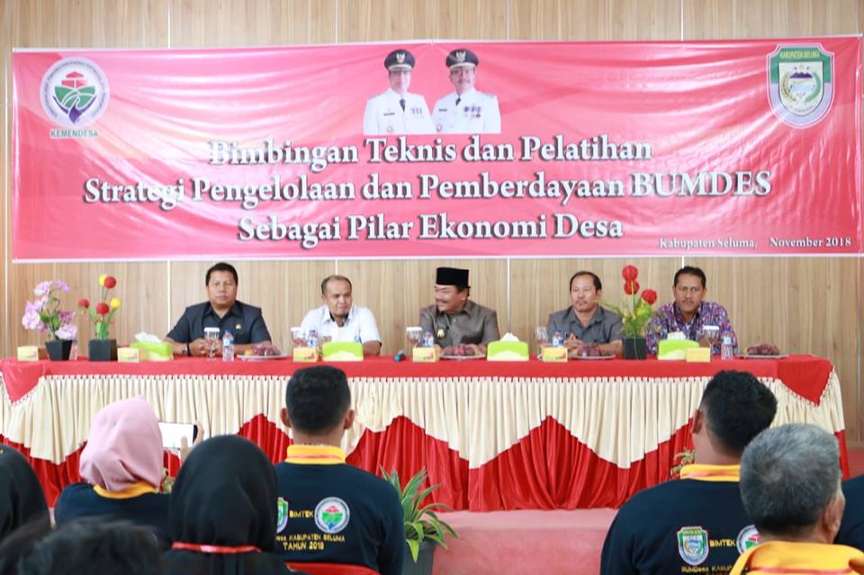 Bappeda Seluma Gelar Bimtek Bagi Pengurus BUMDes