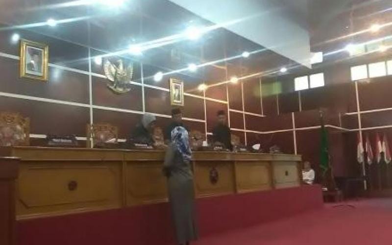 DPRD Kota Bengkulu Menggelar Paripurna Penyampaian Pandangan Umum Fraksi-Fraksi