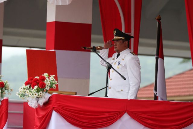 Pemkab Lebong Gelar Upacara HUT RI ke 73