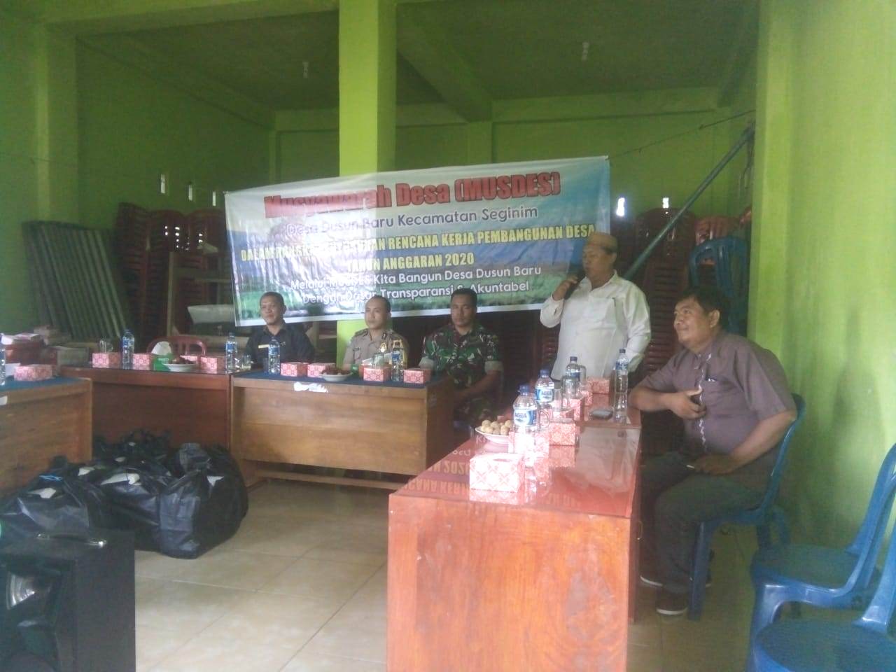 Susun RKP 2020, Pemdes Dusun Baru Gelar Musyawarah Desa