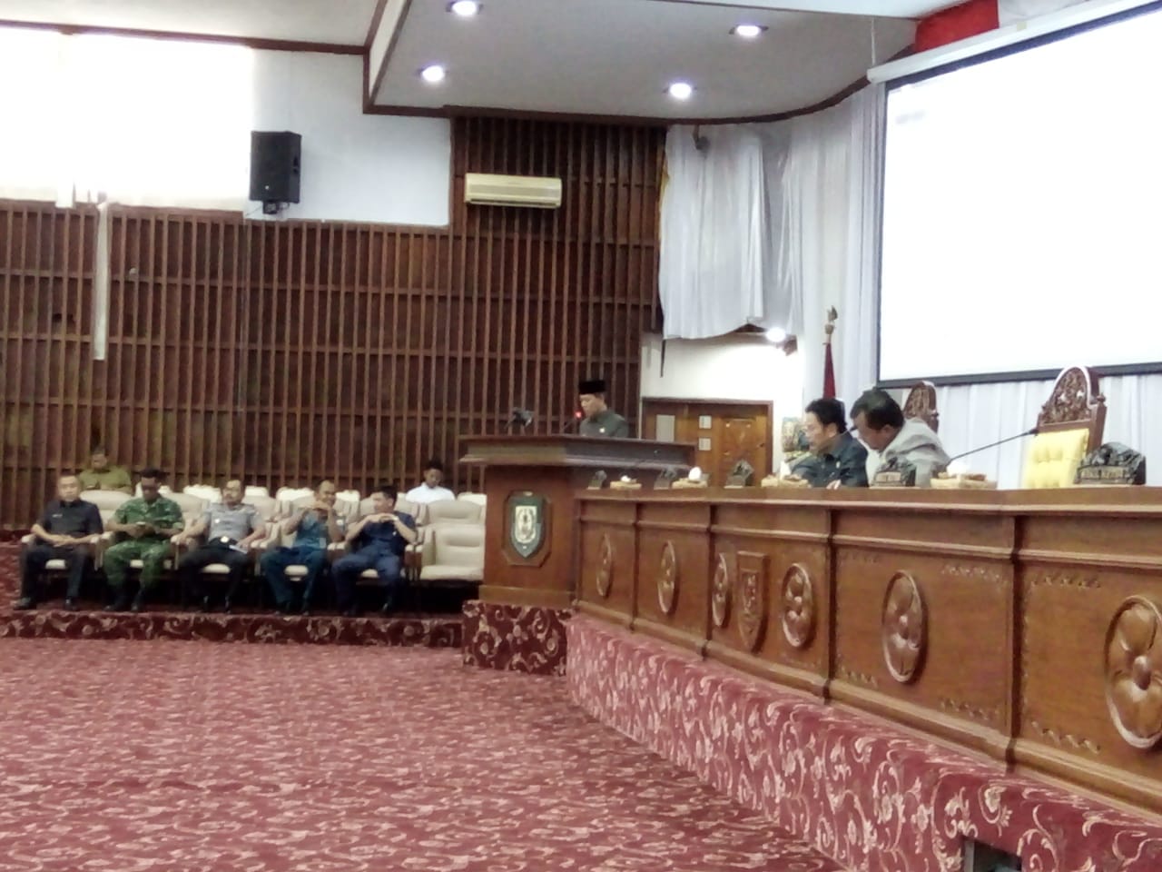 Rapat Paripurna DPRD Provinsi Bengkulu Atas Laporan Hasil Pembahasan 2 Raperda