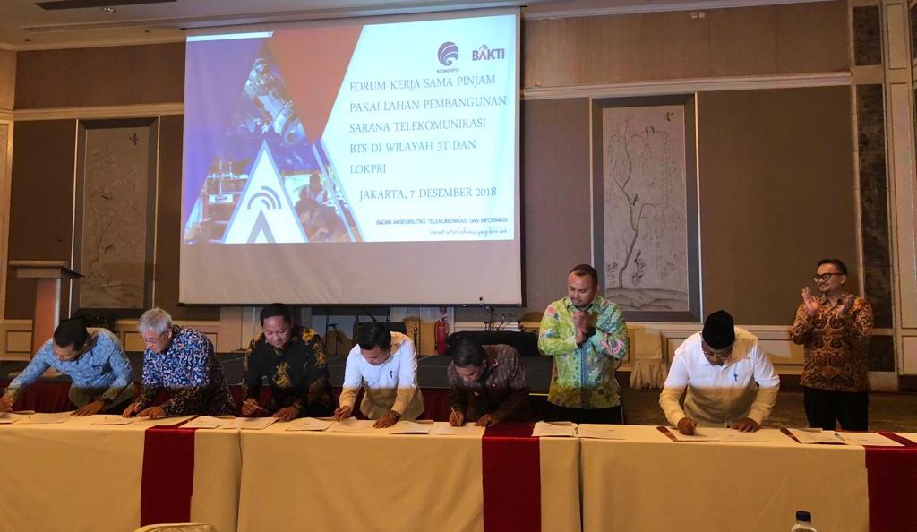 Kominfo Kerja Sama Dengan 23 Kepala Daerah Untuk Percepat Bangun BTS USO