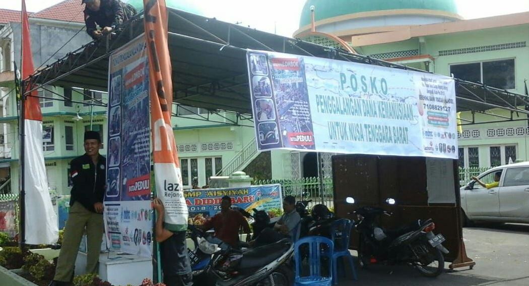 Lazizmu Buka Posko Gempa NTB