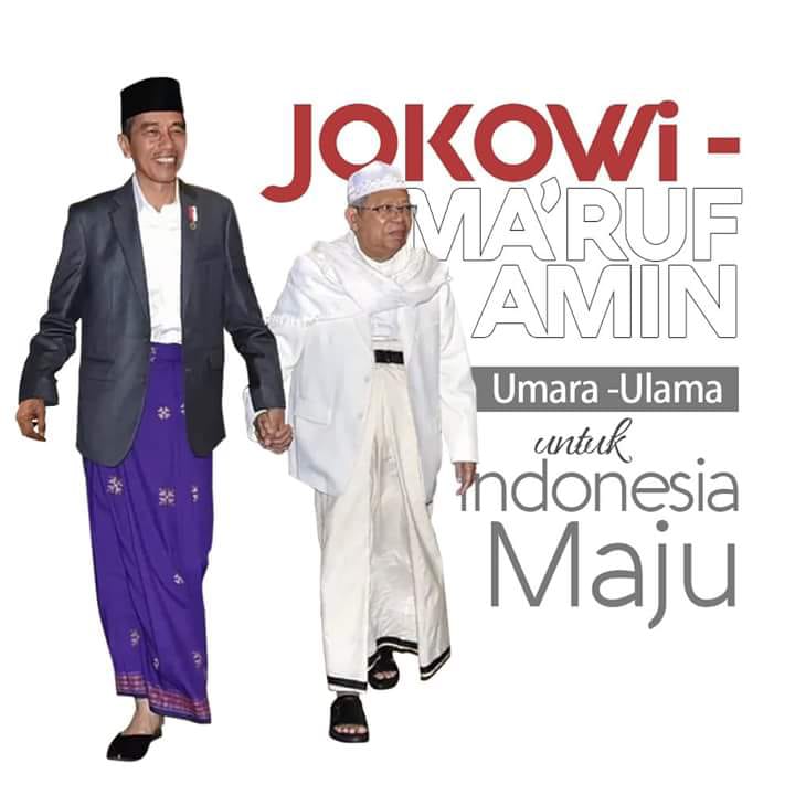 Final Jokowi Berpasangan dengan Ma`ruf Amin