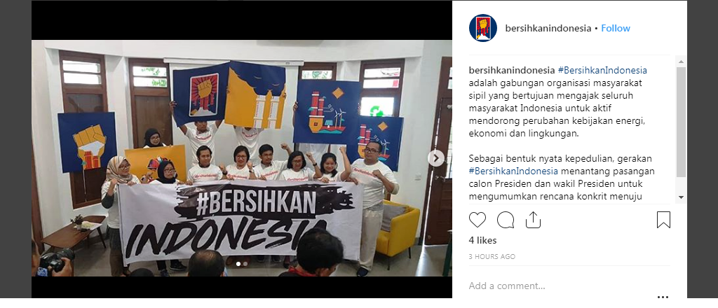 Dua Pasangan Capres Ditantang Puluhan Organisasi Lingkungan Hidup Se-Indonesia