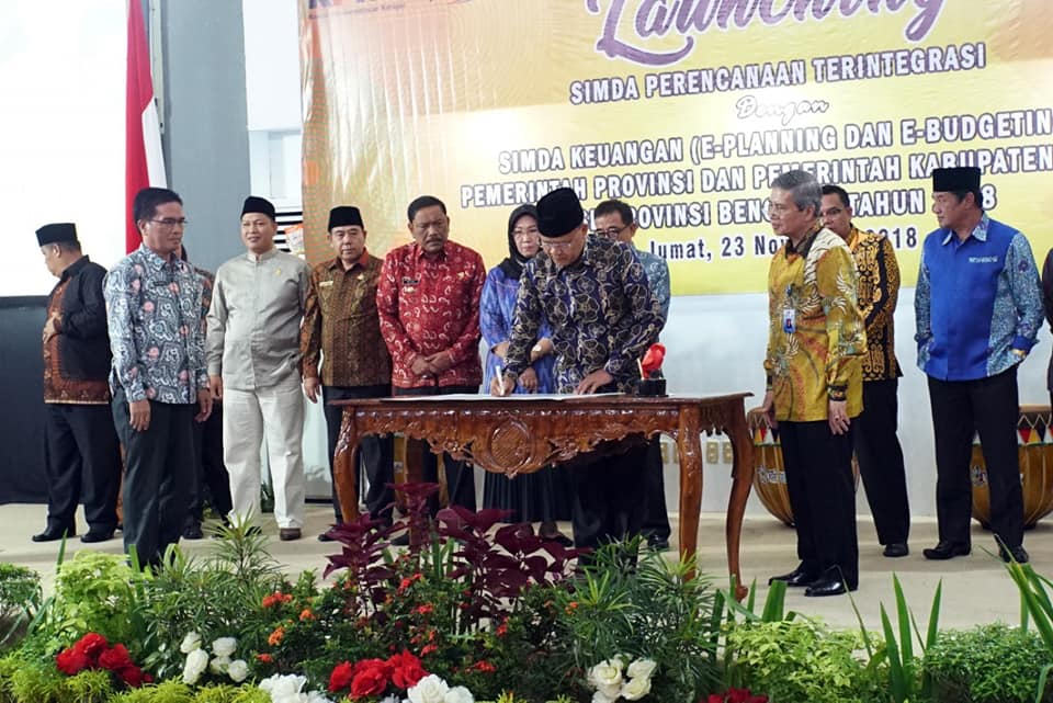 Pemprov Launching SIMDA E-Planning dan E-Budgeting