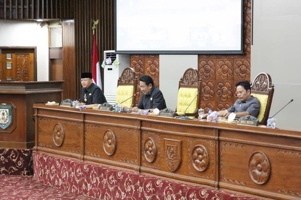 Paripurna DPRD Provinsi Penyampaian LKPJ Gubernur Bengkulu Tahun 2018