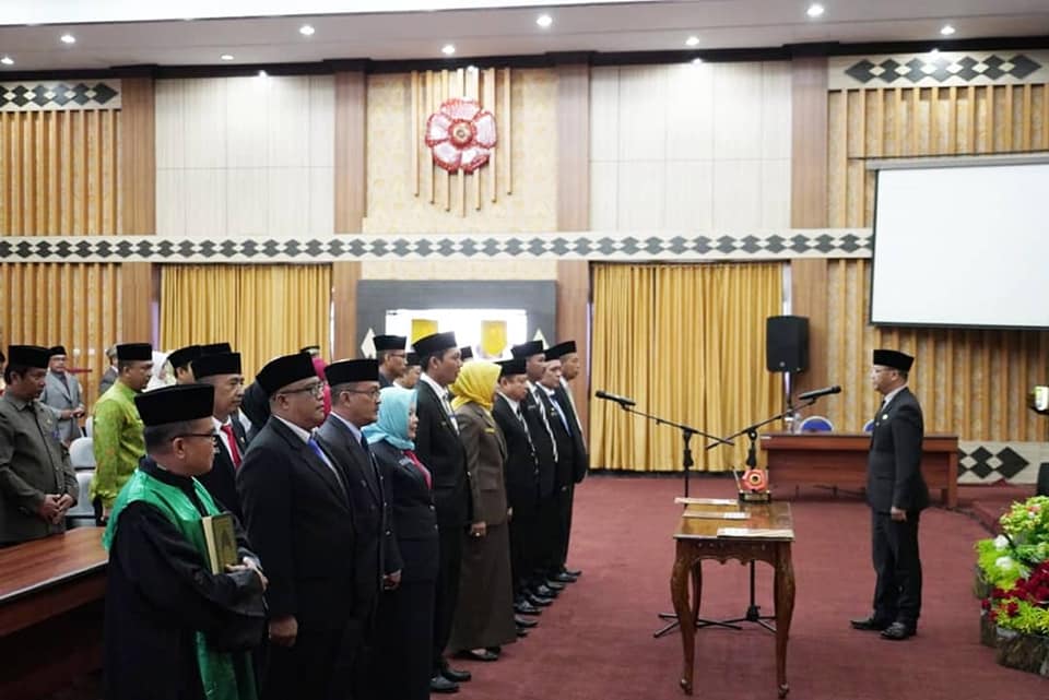 17 Pejabat Eselon II Pemprov Bengkulu Dilantik