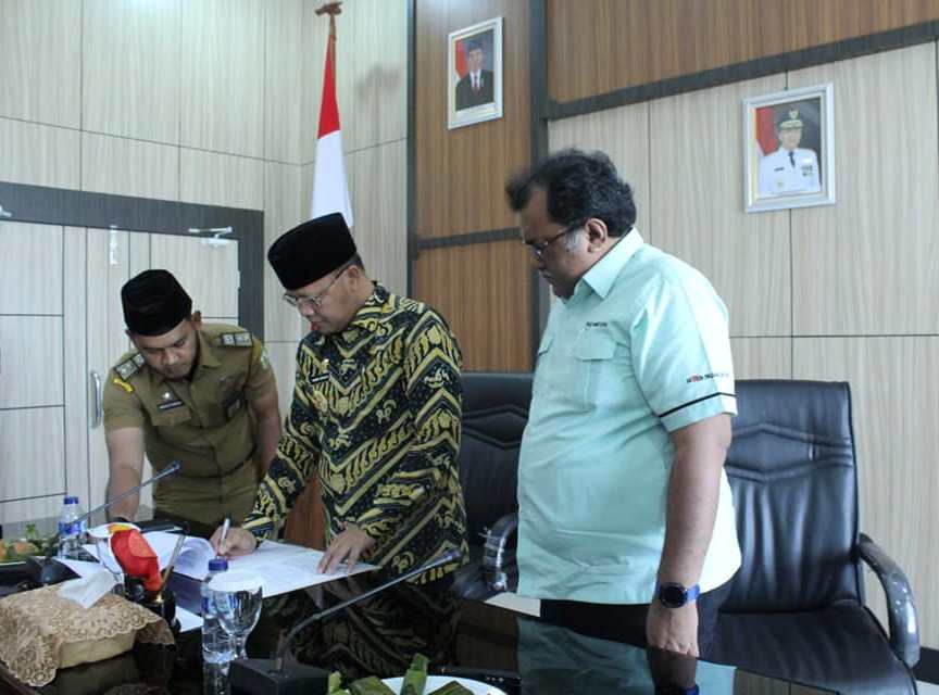 Gubernur Teken MoU Pembangunan Pabrik Beton