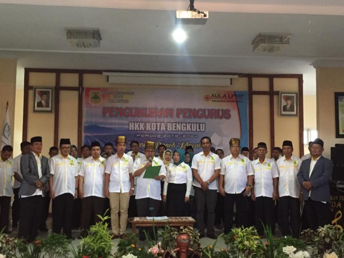 Pengurus HKK Kota Bengkulu Periode 2019-2024 Dikukuhkan