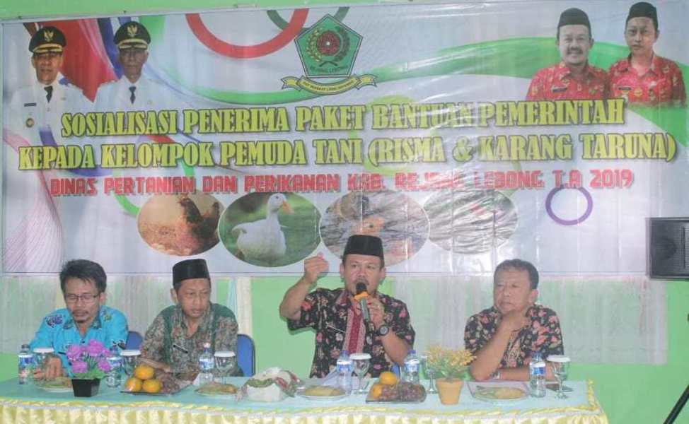 Dispertan RL Gelar Sosialisasi Kepada Risma Dan Karang Taruna