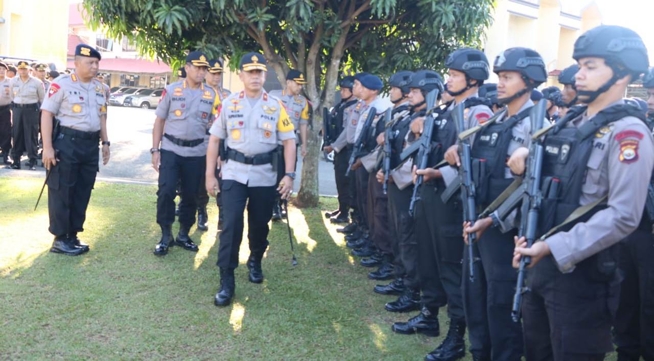 Amankan Pemilu, Polda Bengkulu Kerahkan 800 Pasukan Selama 3 Hari