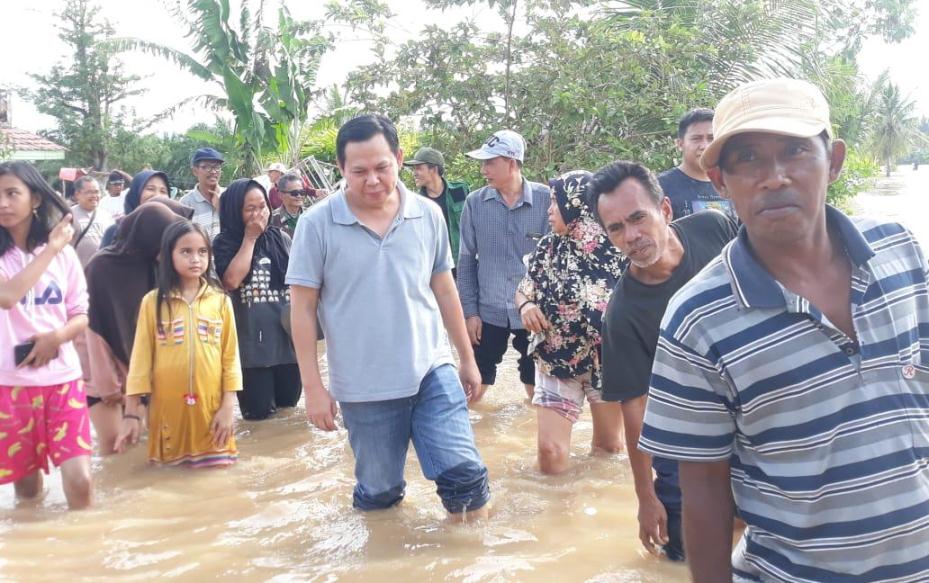 Penuh Kepedulian, SBN Beri Semangat Korban Banjir