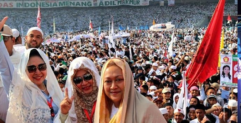 Kehadiran Tiga Putri Pak Harto Sempurnakan Suasana Kampanye Akbar Prabowo-Sandi