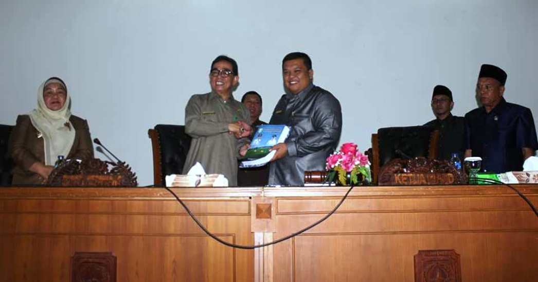 DPRD Kepahiang Gelar Paripurna Hasil Reses dan Penyampaian Nota Pengantar LKPJ Bupati Kepahiang T.A 2018