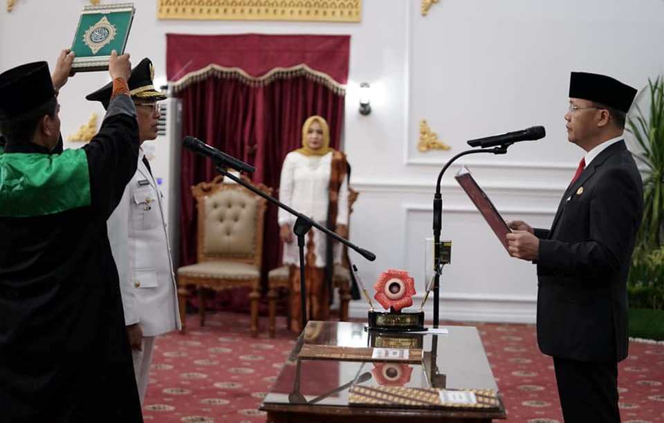 Lantik Gusnan Mulyadi, Ini Pesan Gubernur Bengkulu Rohidin Mersyah