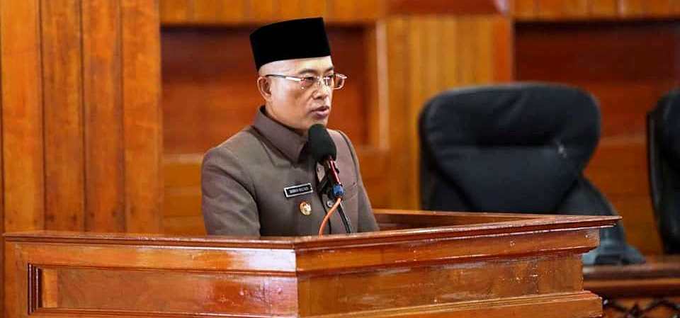 Paripurna DPRD BS, Bupati Sampaikan Nota Penjelasan Tiga Raperda