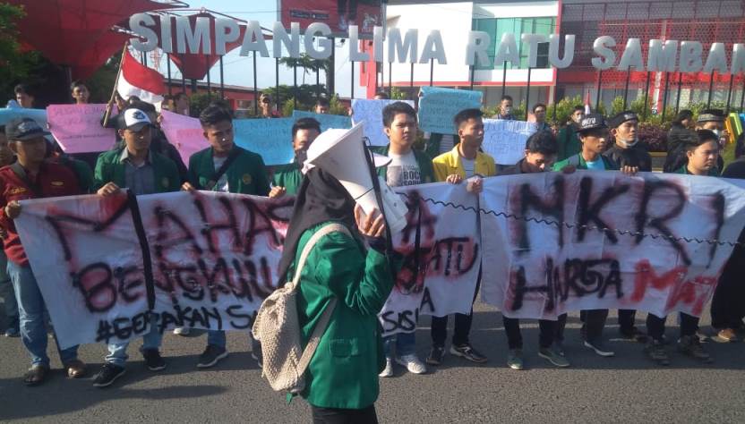 Mahasiswa Bengkulu Kembali Beraksi