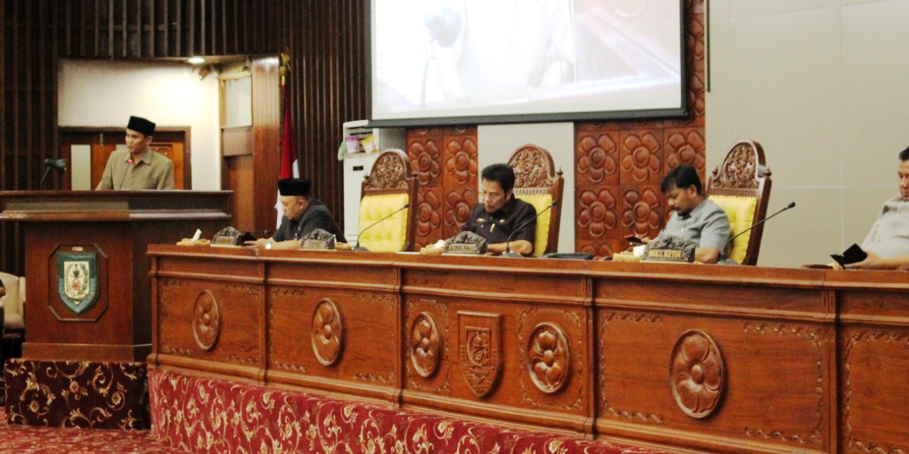 Paripurna DPRD Provinsi Bengkulu, Raperda Rencana Umum Energy Daerah Naik Status