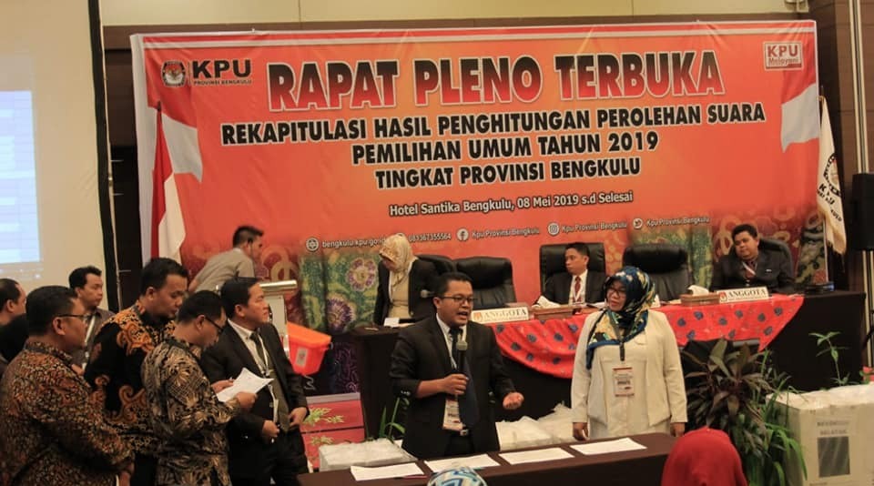 Pleno KPU Provinsi Bengkulu: PDIP 3 Kursi Dapil II, Berikut Daftar Lengkapnya