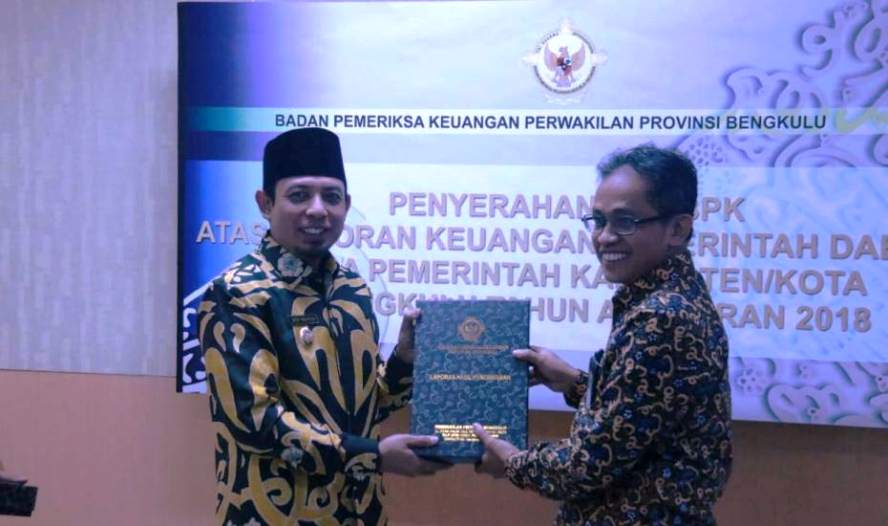 Berkah Ramadan, Pemkot Bengkulu Raih Predikat WTP dari BPK