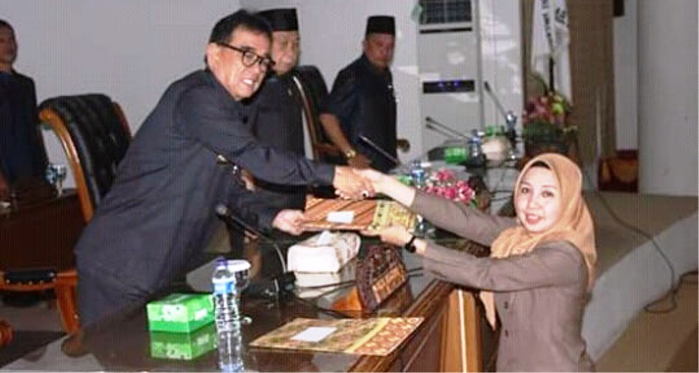 Paripurna DPRD Kepahiang Penyampaian Nota Pengantar Inisiatif DPRD Kepahiang Tahun 2019