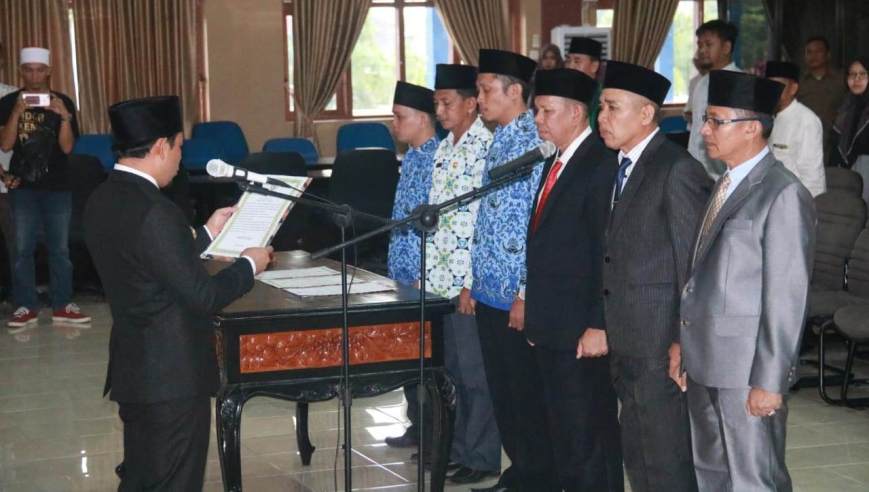 Tujuh Pejabat Eselon II dan III Pemkot Bengkulu Dimutasi