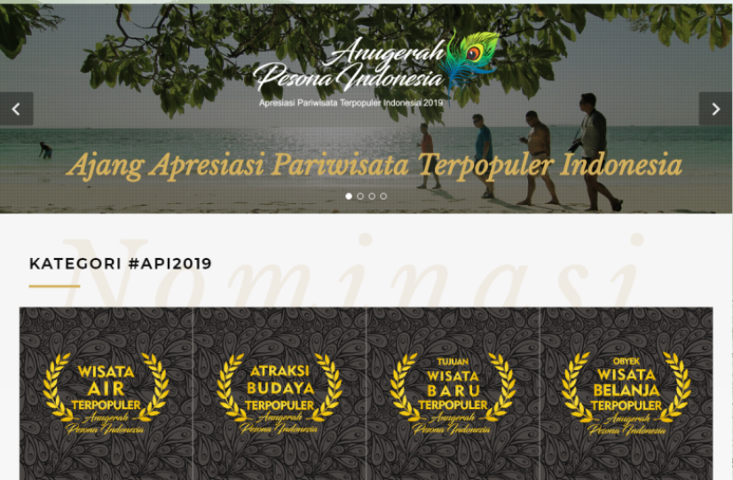 Destinasi Wisata dan Makanan Tradisional Bengkulu Masuk Nominasi API 2019