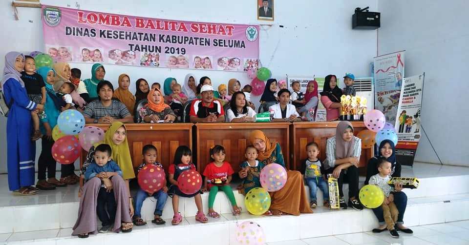 Dinkes Seluma Adakan Lomba Balita Sehat 2019