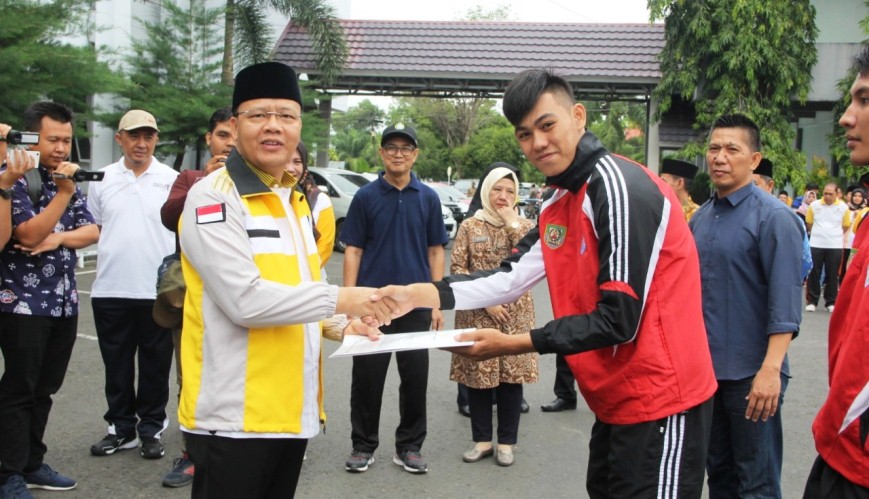 Gubernur Bengkulu Lepas Atlet MMA Bengkulu ke Ajang IMMAF Bahrain